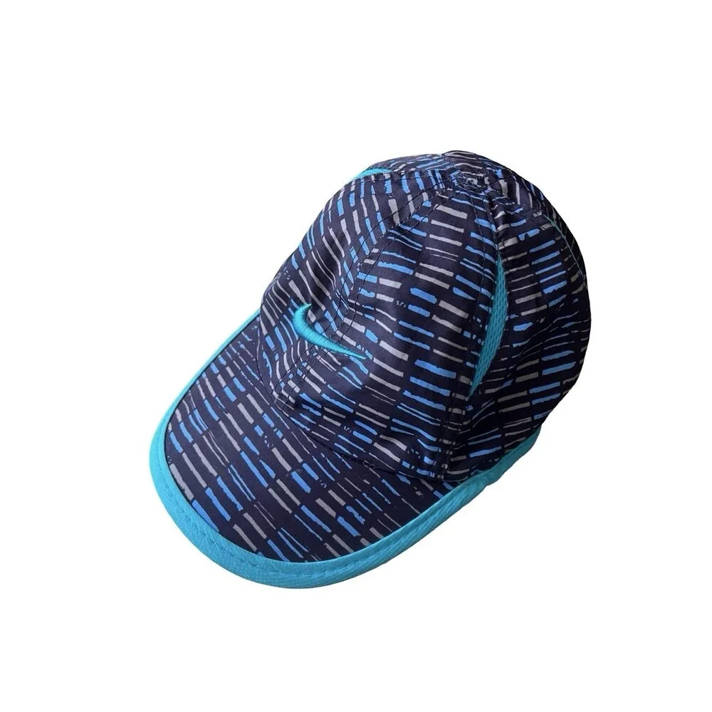 Nike Toddler Dri-FIT Hat Blue Adjustable Baseball Cap Swoosh Athletic 2T-4T